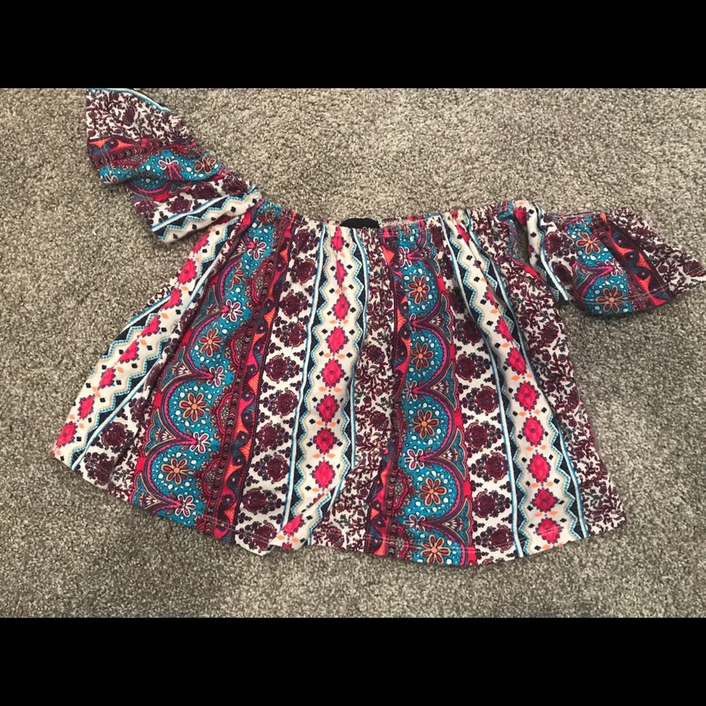 Off the shoulder shirt